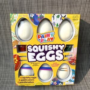 Squishy Eggs Paint N Play Kids Craft Kit New in Box
